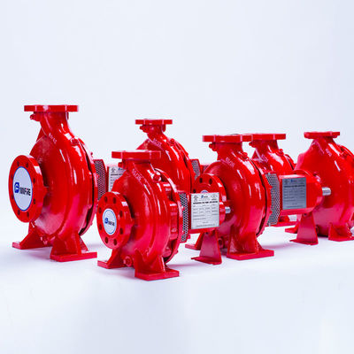 250 GPM @ 102 PSI Pompa Air Pemadam Kebakaran End type Suction