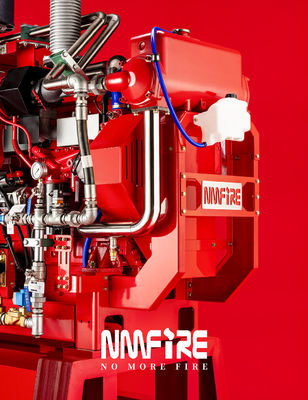 NM6-128B Mesin Diesel Pemimpin Pompa Api 307 KW pada 2100 RPM