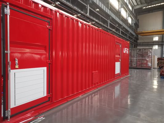 1500 GPM Pembentukan Pompa Api Kasus Split Horizontal 1E1D1J NFPA 20 Ruang Pompa Kontainer