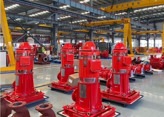 NMFIRE Motor Listrik Didorong 500 GPM Vertikal Turbin Pompa Pompa Pemadam Kebakaran
