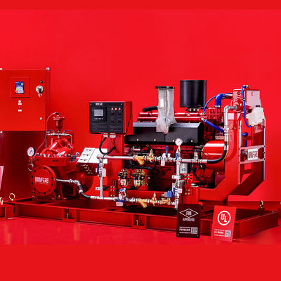 Split Case Fire Pump With Tonatech Controller Centrifugal Fire Pump UL Terdaftar Pompa Api Pompa pemadam kebakaran -000