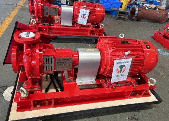 100 GPM End Suction Pump Didorong oleh Motor Listrik