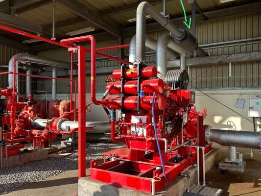 3000GPM Mesin Diesel Pump Set Split Case Fire Pump Set UL Terdaftar dan FM Disetujui