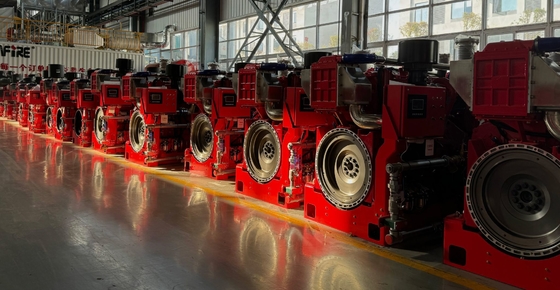 Standar Keamanan Kebakaran NFPA 20 Set Pompa Kebakaran Sentrifugal Horizontal untuk Produk 4000GPM pemasok pompa kebakaran