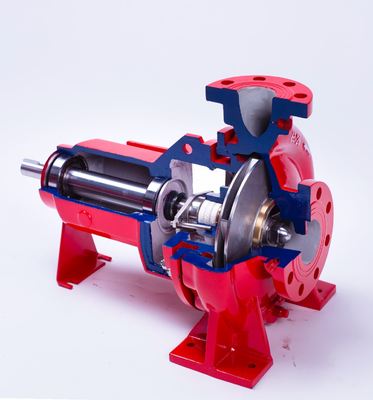 ESF40/26 UL/FM Pompa Api Samping Akhir Horizontal 100 GPM @ 110 ‰ 138 PSI Dirancang untuk Sistem Perlindungan Kebakaran NFPA 20