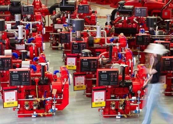 UL Terdaftar NM4-105 Penggerak Pompa Pemadam Kebakaran Diesel NMFIRE