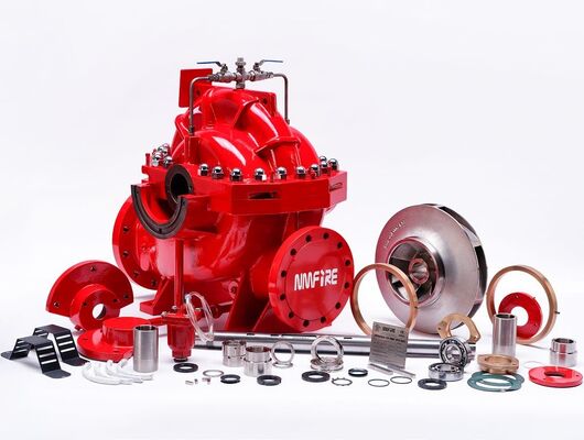 Pompa Kebakaran Tipe Split Case Horizontal SCF100-80-200 UL/FM 300–500 GPM, 300 GPM @ 132 PSI Dirancang Untuk Sistem Proteksi Kebakaran NFPA 20