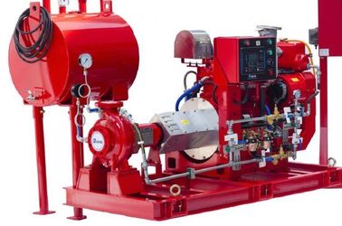 Ul End Suction Split Case Fire Pump, Mesin Diesel Fire Pump 750 Gpm Kapasitas