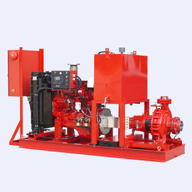 250 US GPM 136PSI Mesin Diesel Didorong Pompa Api Dengan Kontroler Tornatech