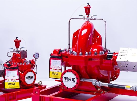 300~2500 GPM Pompa Api Sentrifugal Casing Horizontal Split yang disertifikasi oleh UL/FM/NFPA20