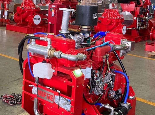 NMFIRE NM4-105 UL terdaftar Pengemudi Pompa Api Mesin Diesel