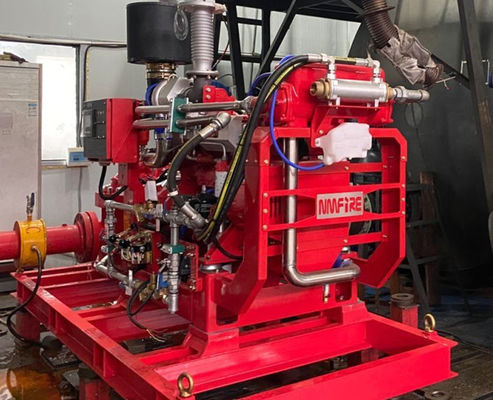 NM6-114B Pengemudi Pompa Kebakaran Mesin Diesel UL Terdaftar FM Disetujui