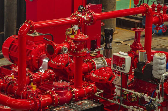 UL/FM 2500GPM Centrifugal Split Case Fire Pump System NFPA20 Sertifikasi
