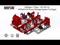 Sistem Paket Pompa Pemadam Kebakaran NMFIRE 3000gpm@170psi NFPA 20