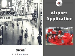 NMFIRE 6000gpm pompa kebakaran bertenaga diesel UL/FM untuk bandara